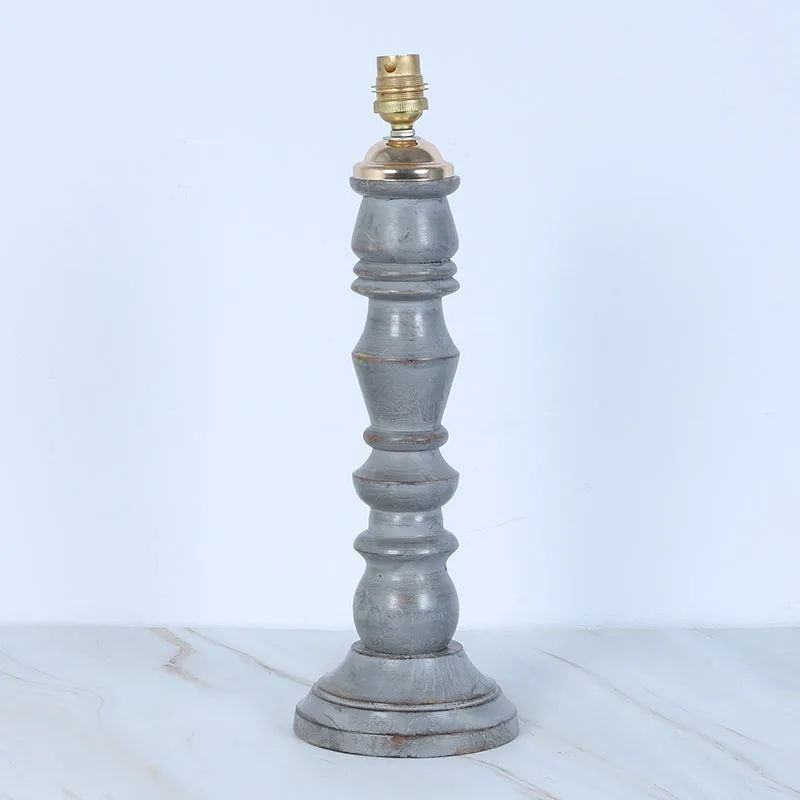 Lumikko Bantu Printed Mango Wood Table Lamp - Multicolor media 6