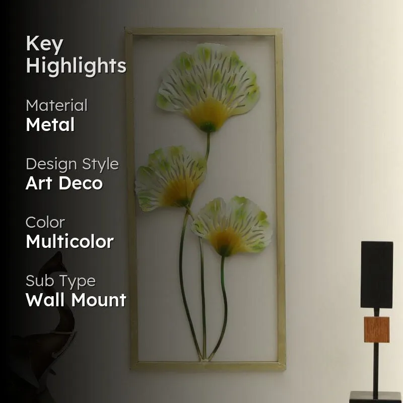 Tarsa Floral Metal Wall Accent media 2