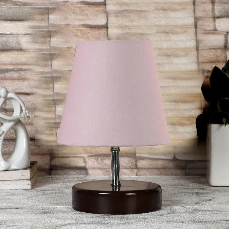 Mita Fabric Table Lamp - Grey,Brown media 3