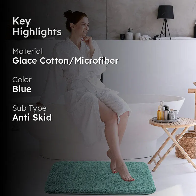 Vegas Luxe Bath Mat - Aqua media 2
