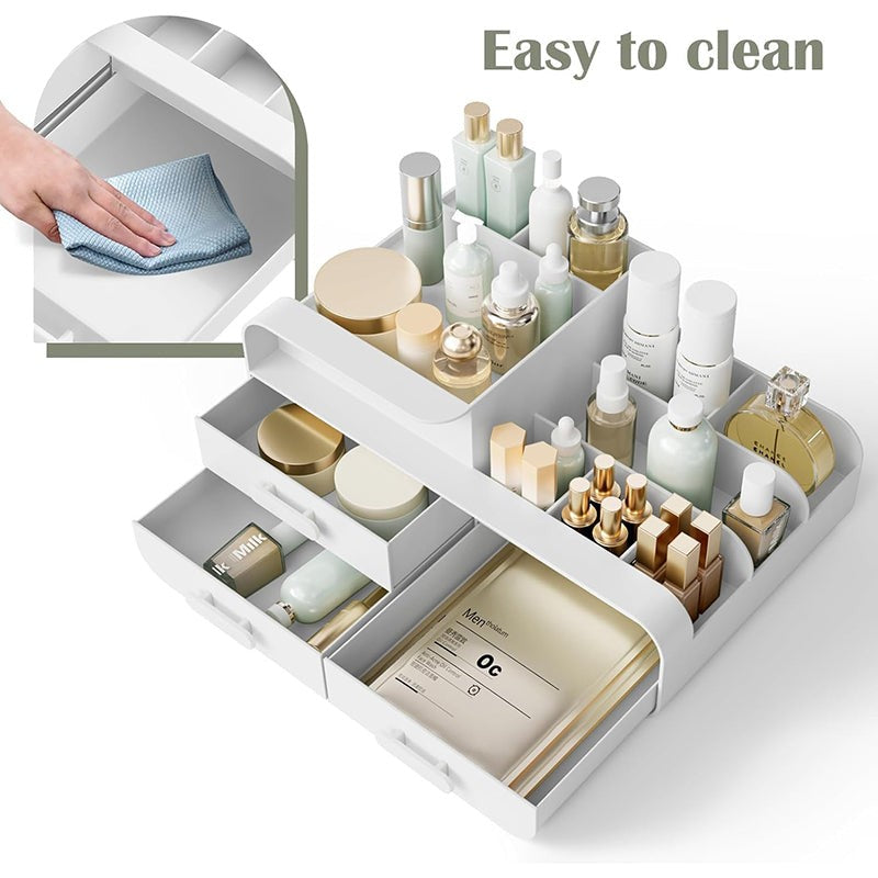 The Stash Bash Plastic Cosmetic Organiser - Beige media 6