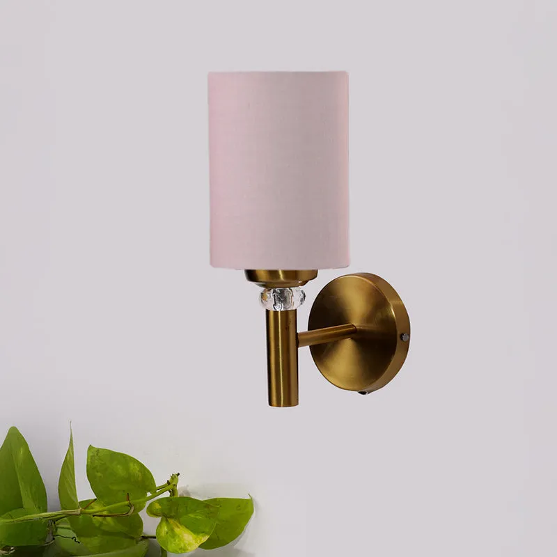 Sienna Steel & Cotton Wall Lamp - Beige media 3