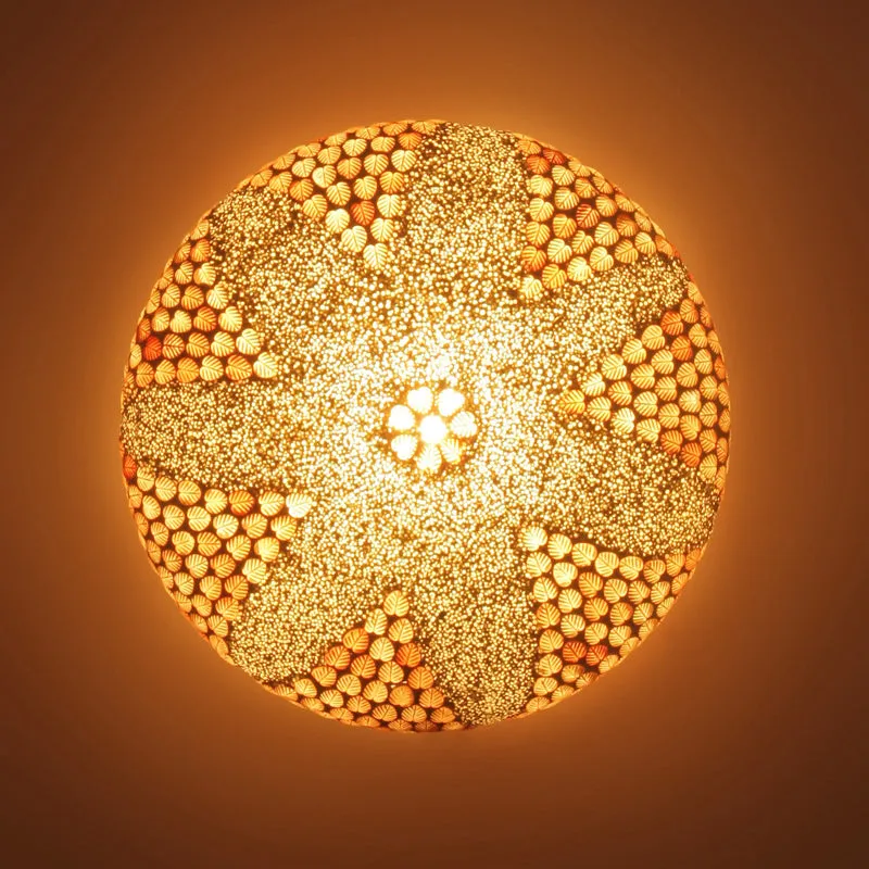 Solith Flush Mount Glass Ceiling Lamp media 3