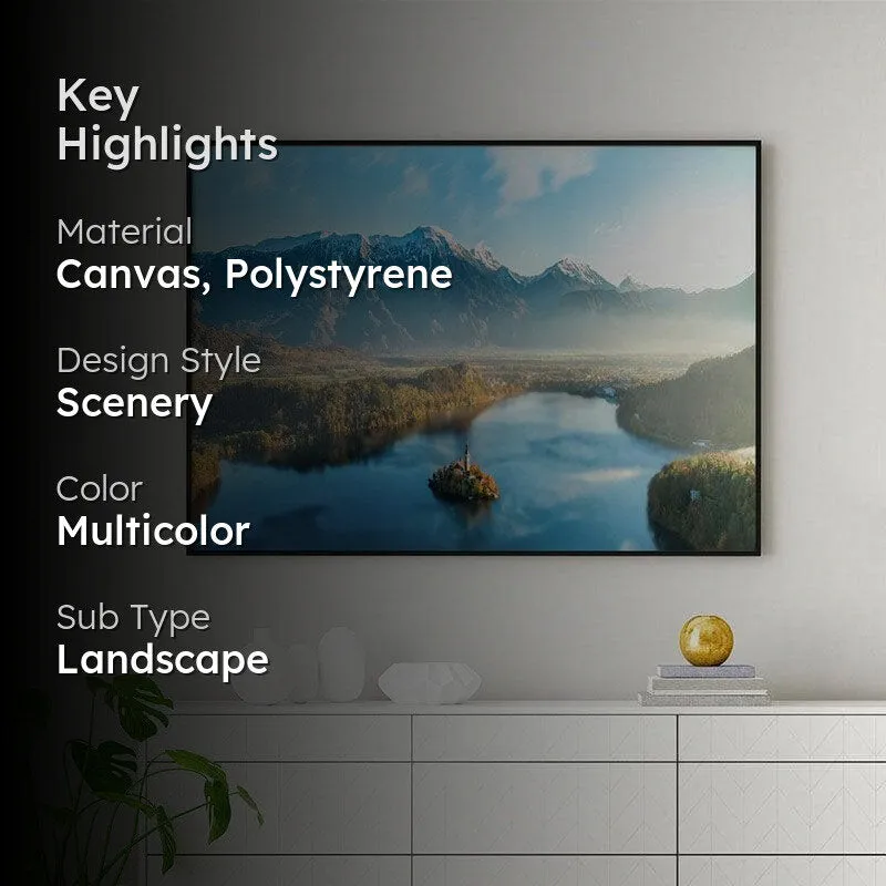 Blend in Slovania Canvas Wall Painting - Black Frame media 2