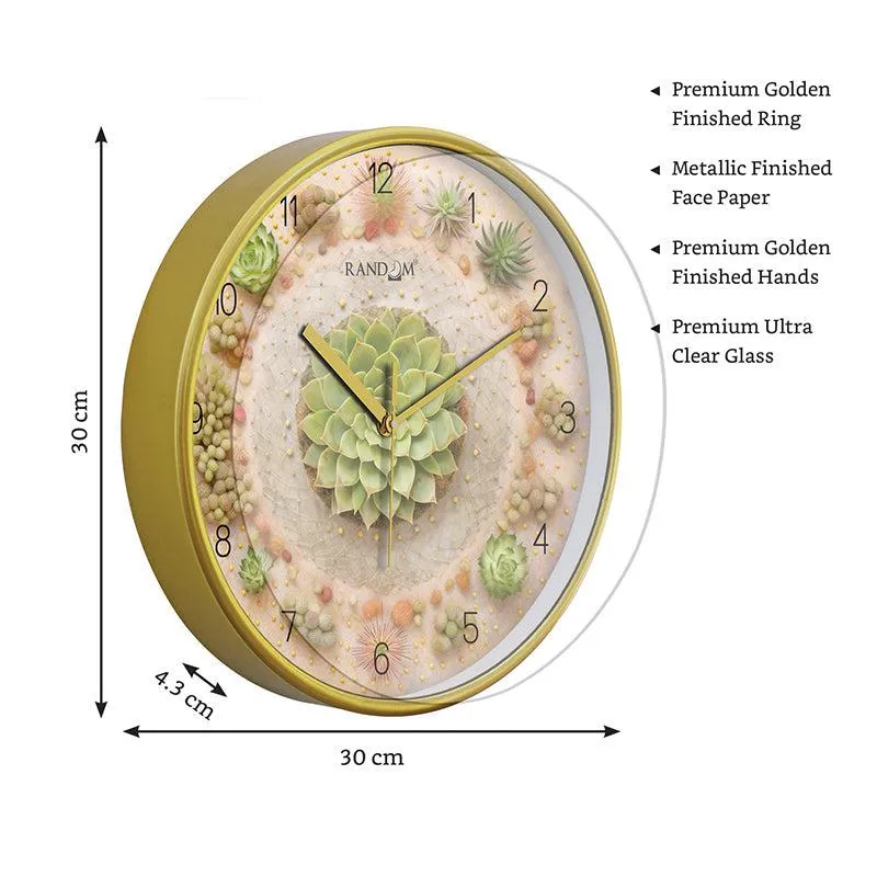 Floral Flux Analog Wall Clock media 8