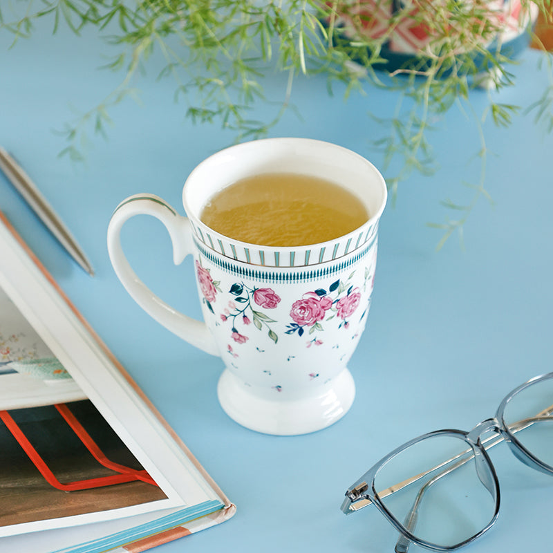 Magique: Portrait of a Rose Bone China Coffee Mug - 250 mL media 3
