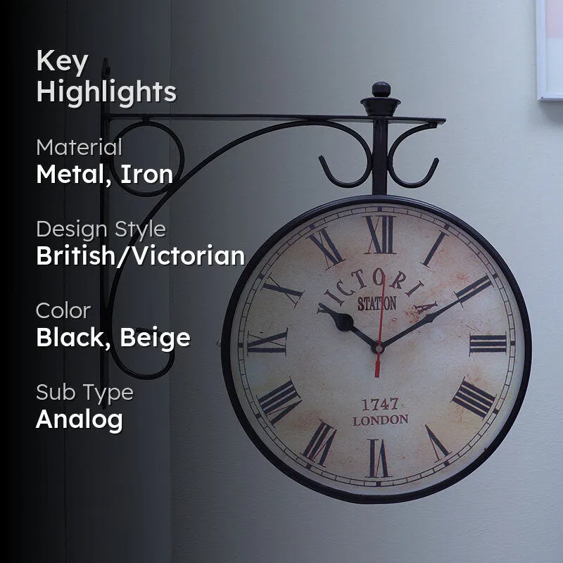 Time Smith Iron Wall Clock media 2