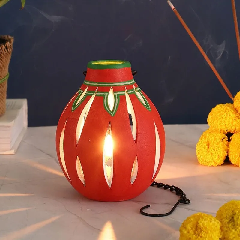 Divine Flame Candle Holder Collection Red media 1