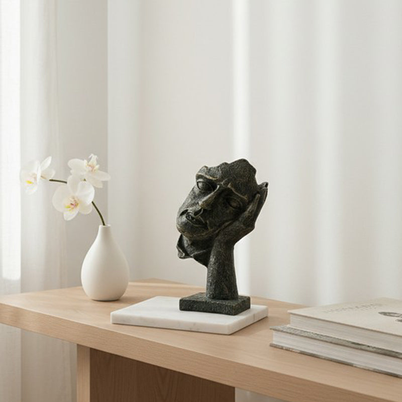 Modern Abstract Face Showpiece