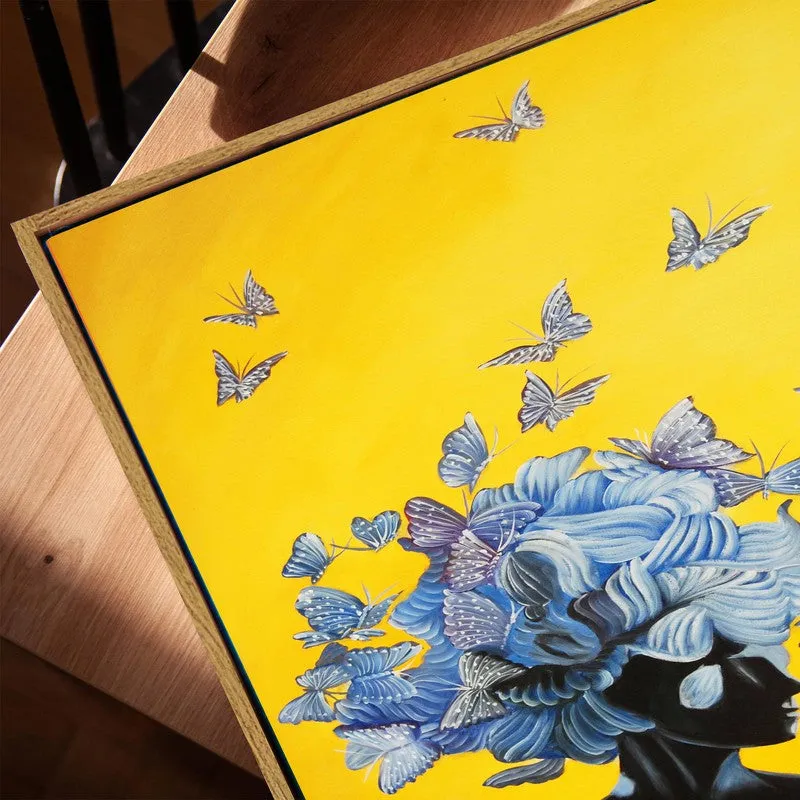 Wings of Her Canvas Wall Art With Frame media 5