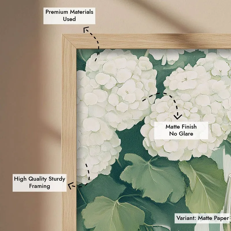 Floral Champain Archival Canvas Wall Art - Brown media 9