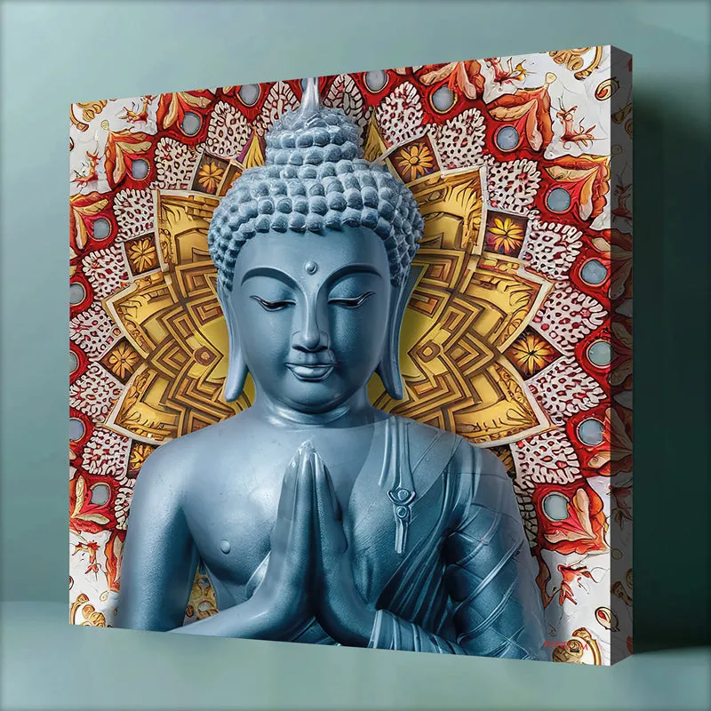 Buddha Mandala Wall Painting media 8