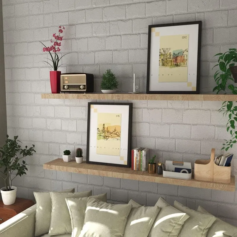 CitySketch Paper Wall Painting With MDF Frame - Set Of Two media 4