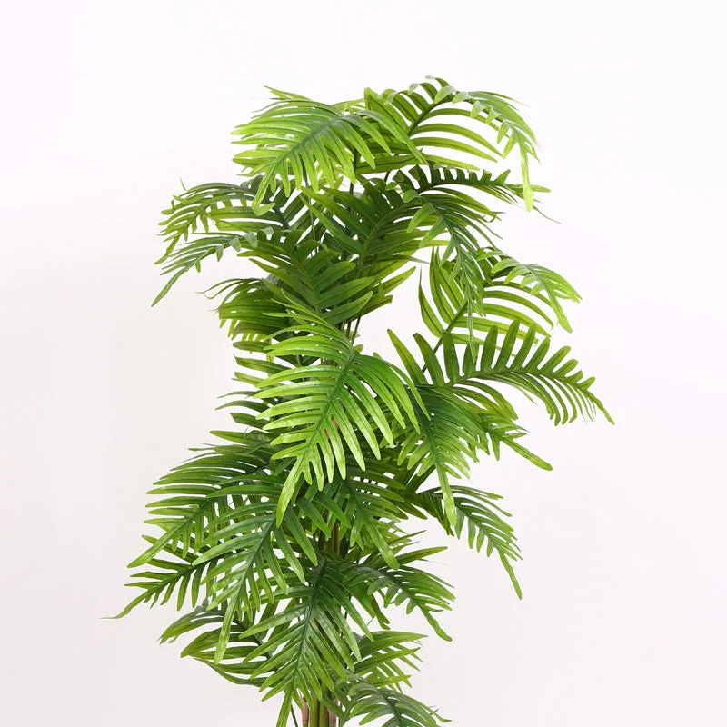 Verdiq Artificial Palm With Black Plastic Pot - 4.4 Feet media 4
