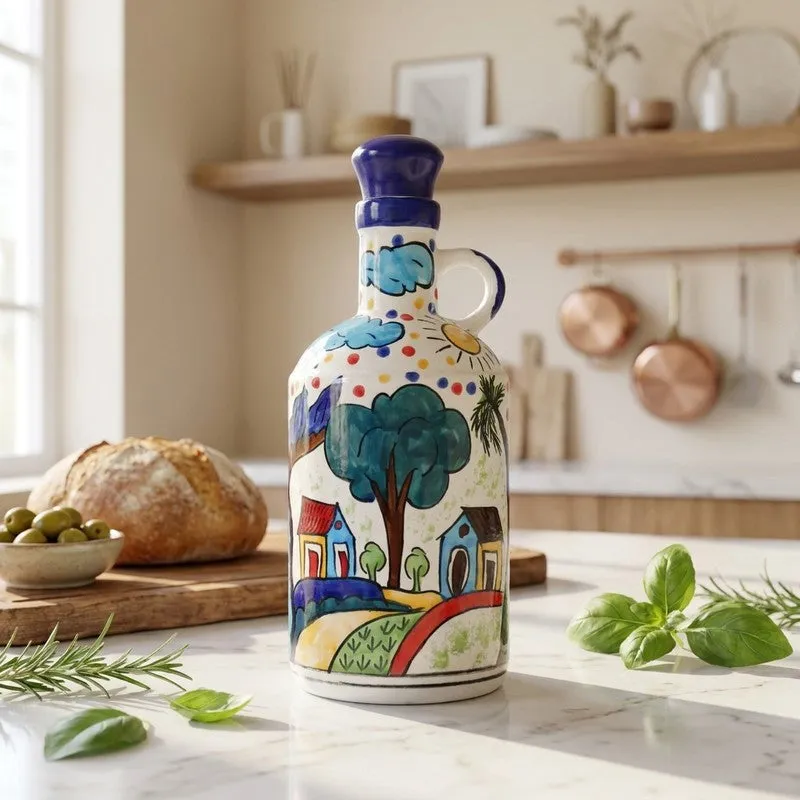 Decorative Ceramic Oil Dispenser - 1000 mL media 1