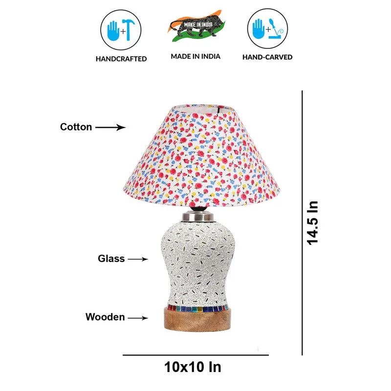 Nivora Fleura Arbor Wooden Table Lamp - Multicolor media 9