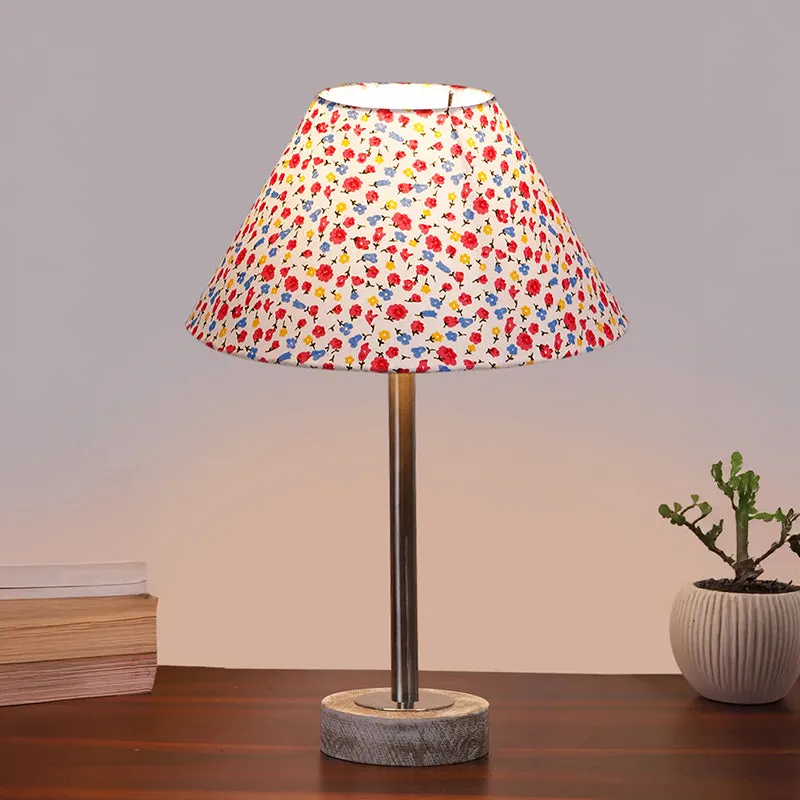 Fleura Cone Rodin Wooden Table Lamp - Multicolor media 2