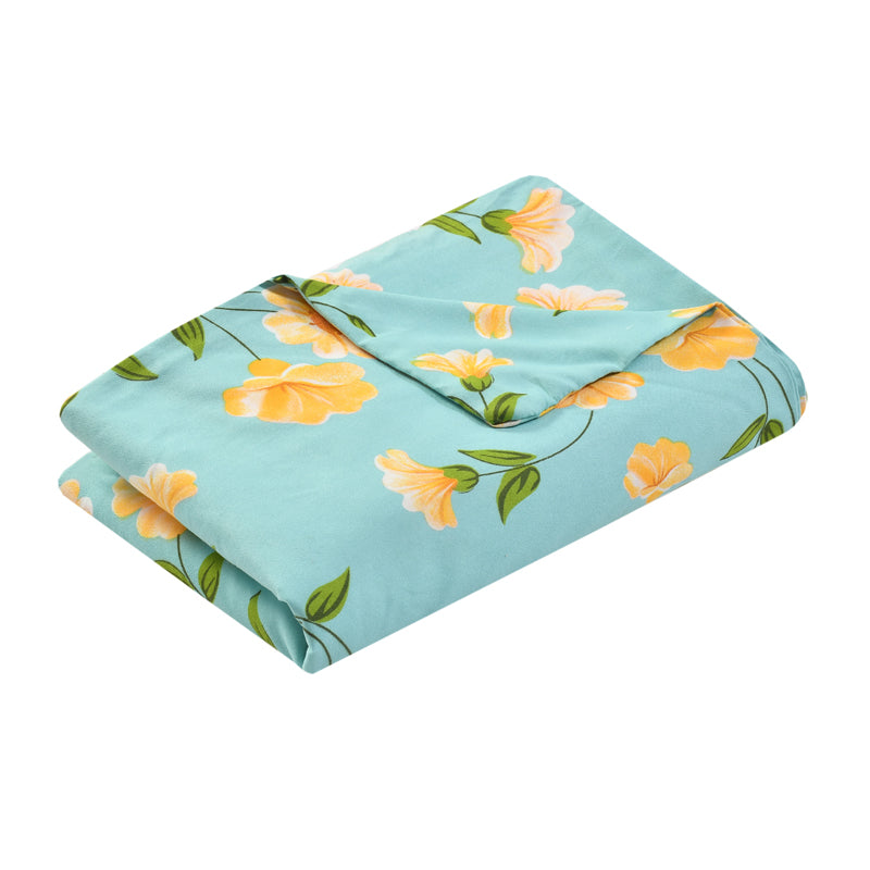 Sunflower Fields Floral Cotton Duvet Cover - 210 TC media 5