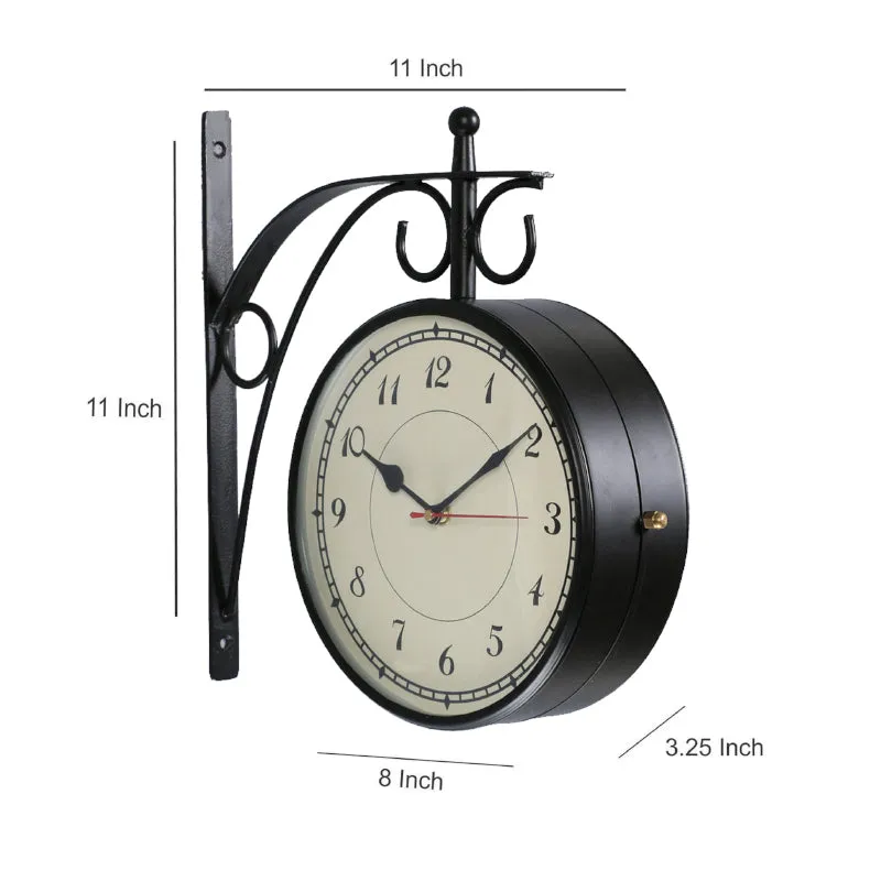 Forma Double Sided Station Clock - Black & White media 4