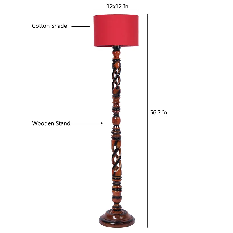 Twilight Treasures Floor Lamp - Red media 8