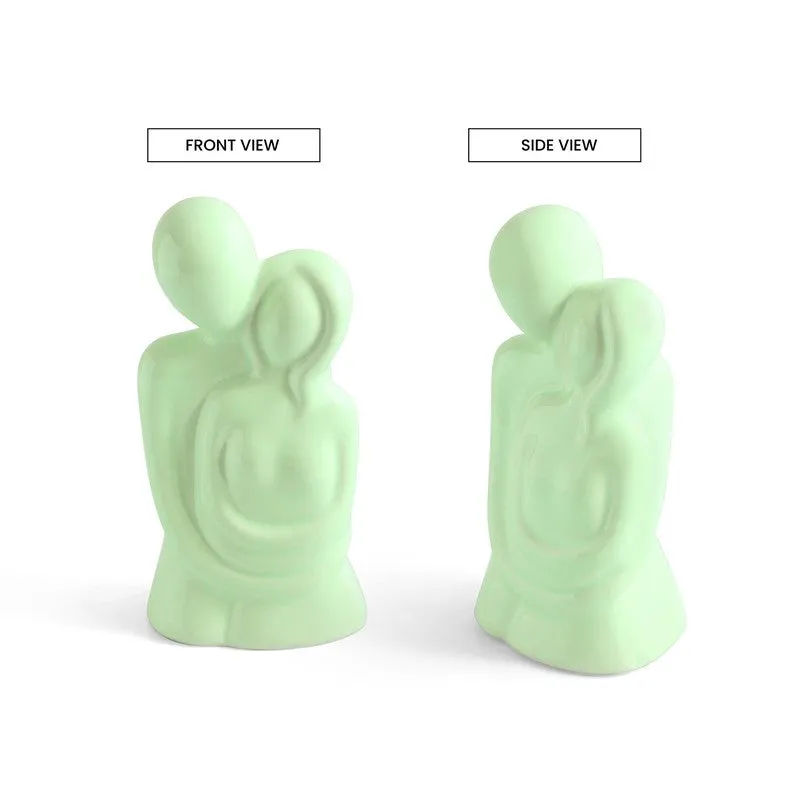 Timeless Togetherness Ceramic Showpiece - Set Of Two media 4