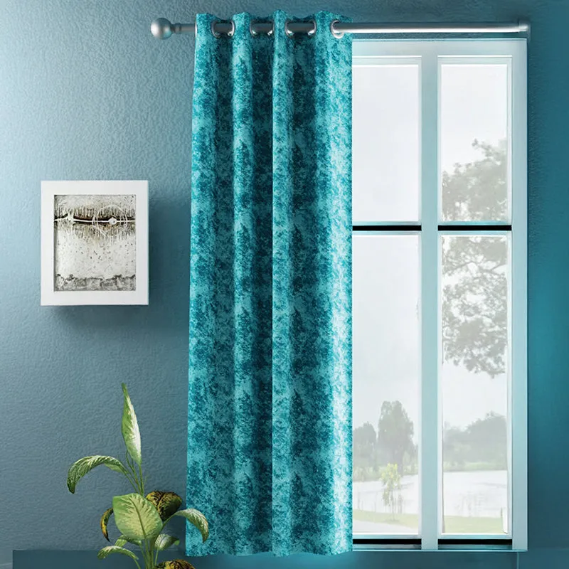 Vivian Jacquard Blackout Curtain media 1