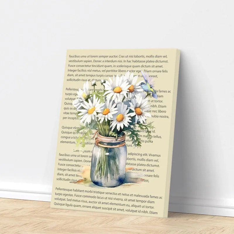 Daisy Script Wall Painting media 2