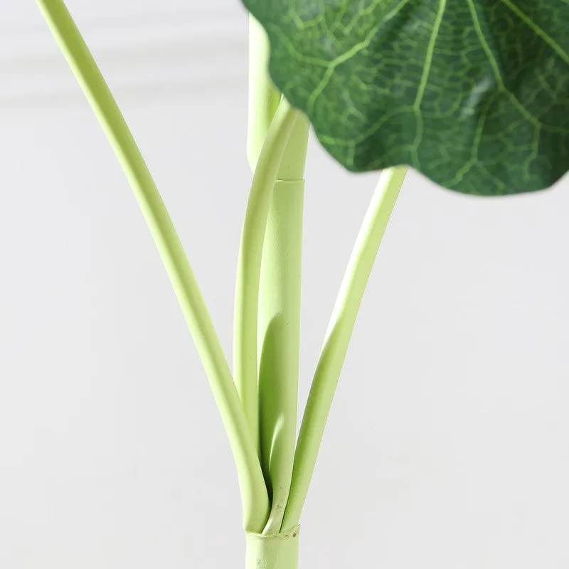 Lotus Bloom Stem with Leaves - Pink media 6