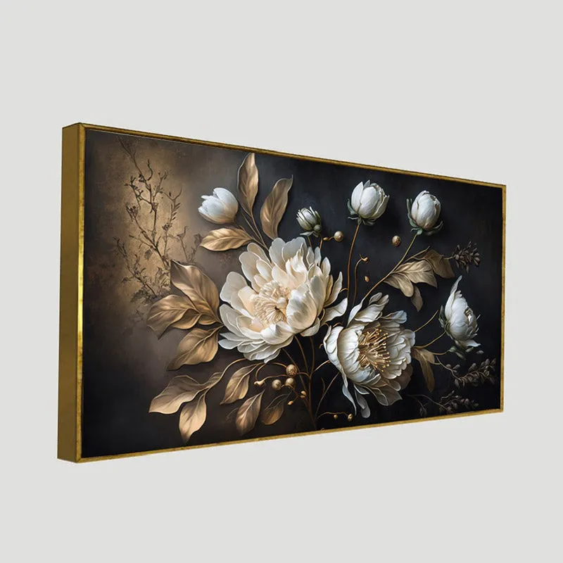 Ellerslee Floral Wall Painting With Frame media 7