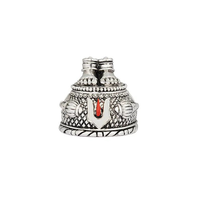 Shree Paadham Polyresin Idol - Silver media 5