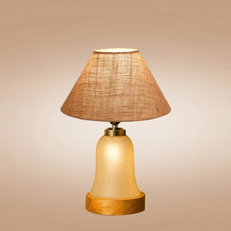 Zoravelle Wooden Table Lamp - Beige media 6
