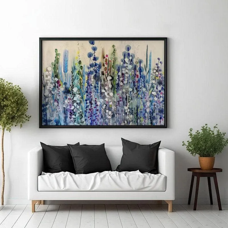 Boules De Coton Canvas Wall Painting - Black Frame media 3