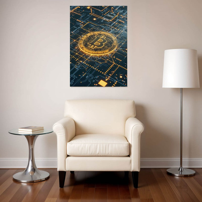 Crypto Circuit Wall Poster