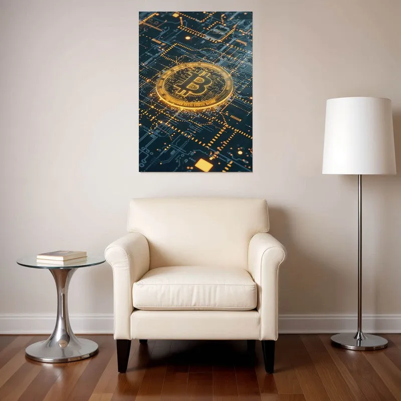 Crypto Circuit Wall Poster media 1