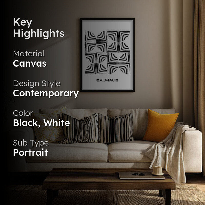 Illusion Gene Archival Canvas Wall Art - Black Frame media 2