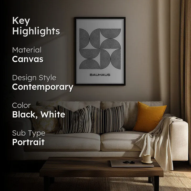 Illusion Gene Archival Canvas Wall Art - Black Frame media 2