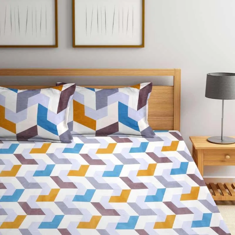 Precco Printed Microfiber Bedsheet - 130 GSM media 5