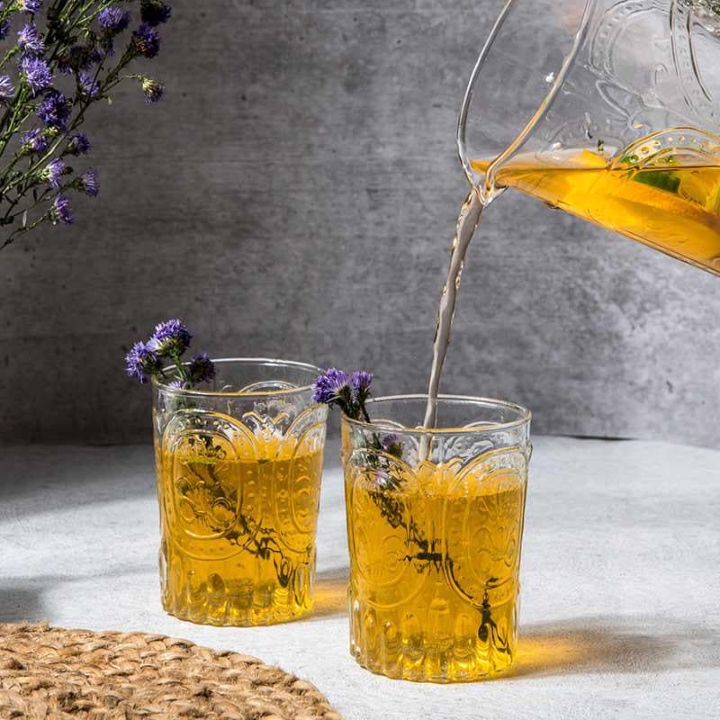 Glassy Glamour Glass & Pitcher - Set Of Five media 4