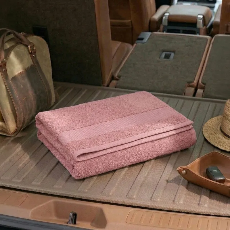 Monte Carlo Dry Nest Pure Cotton Bath Towel - Peach media 3