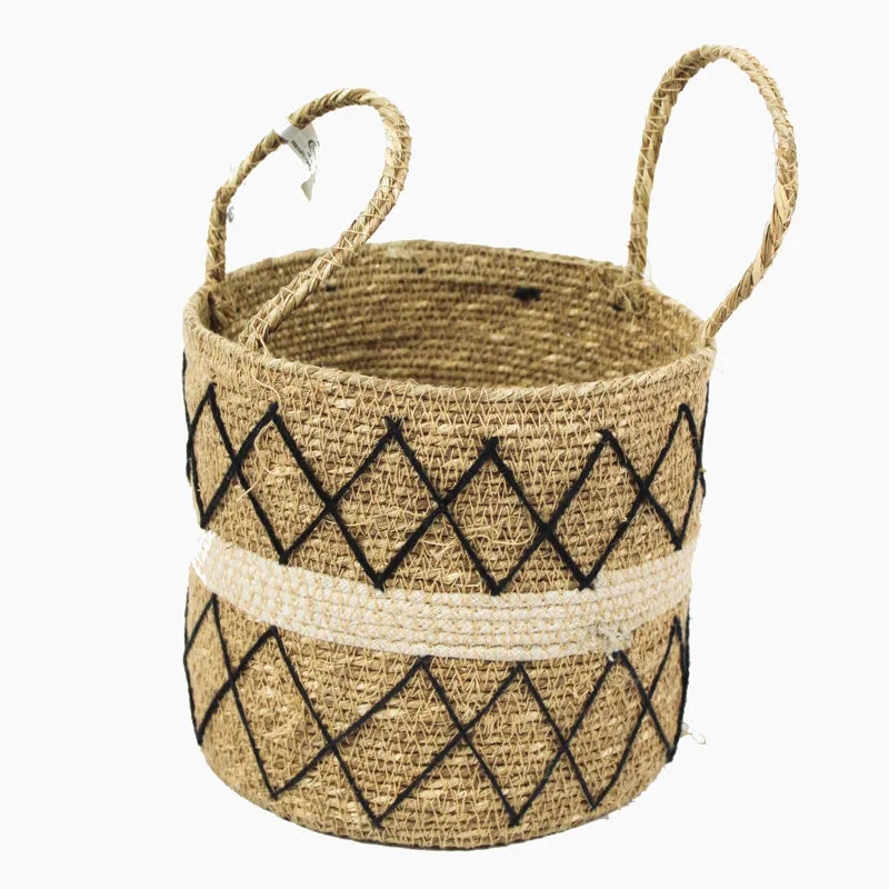Raaya Sea Grass Natural Fiber Storage Basket media 5