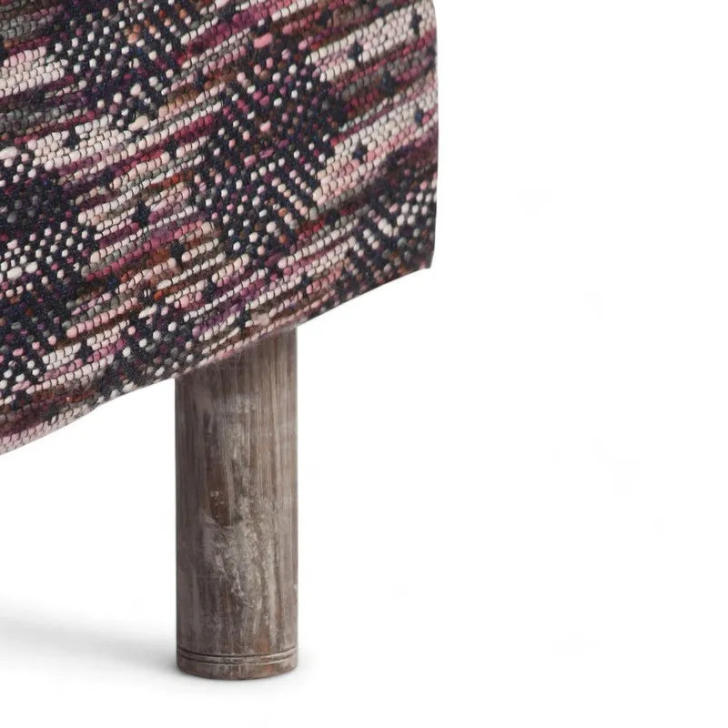 Wrixon Acacia Wooden Ottomans - Multicolor media 5