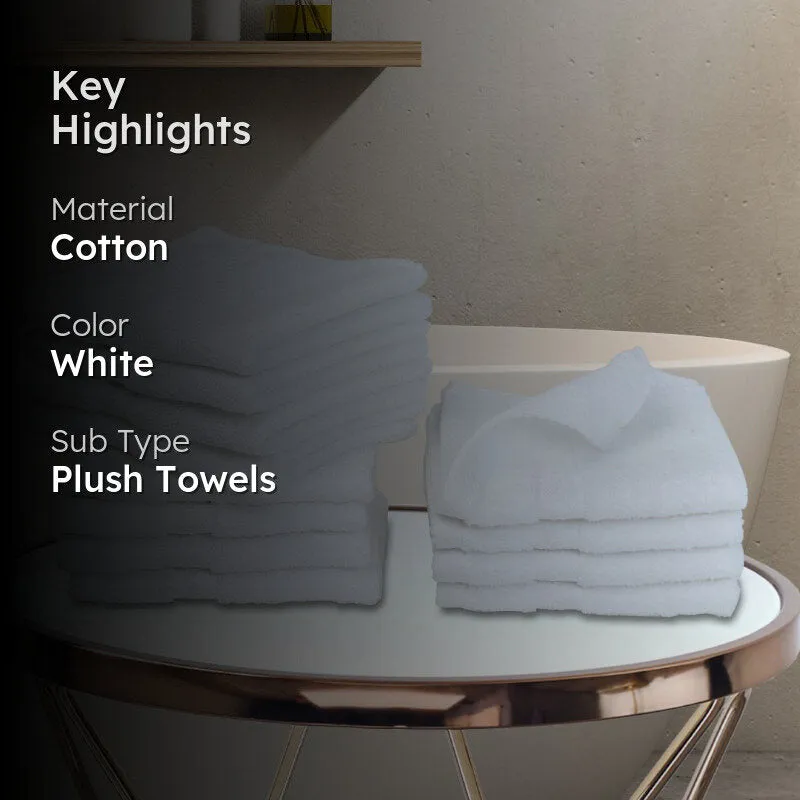 Miorah Face Towel (White) - Set Of Twelve media 2
