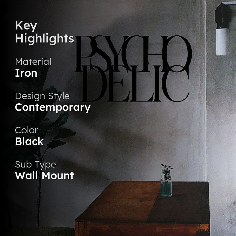 Psychodelic Iron Wall Accent media 2