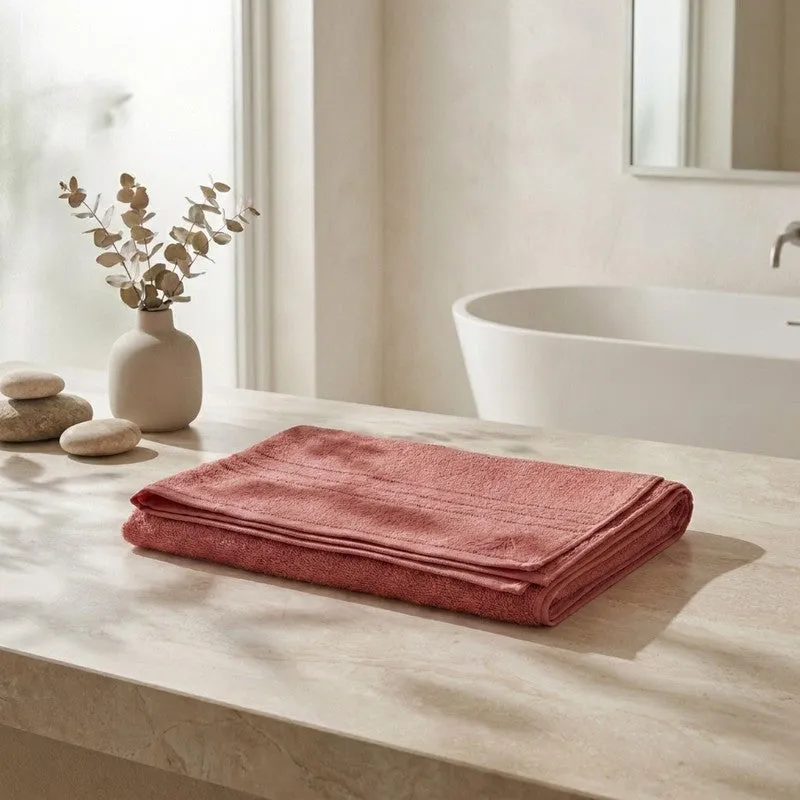 Monte Carlo Dry Nest I Pure Cotton Bath Towel - Peach media 1