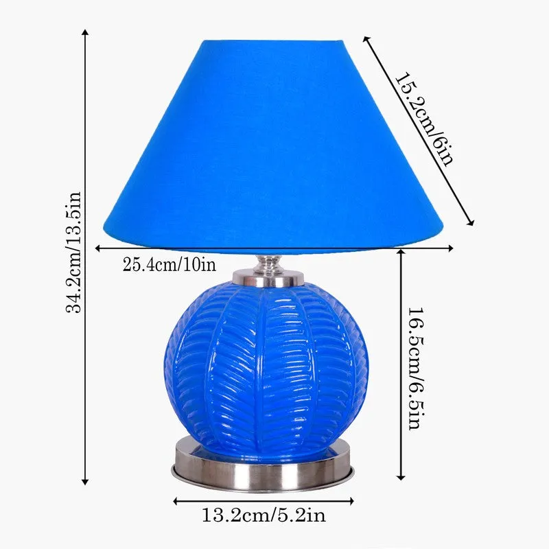 Transella Shine Glass Table Lamp - Blue media 7