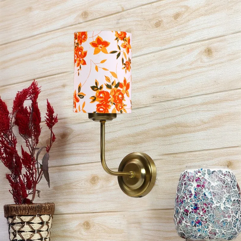 Floranira Fleur Metal Wall Lamp - White,Orange media 3