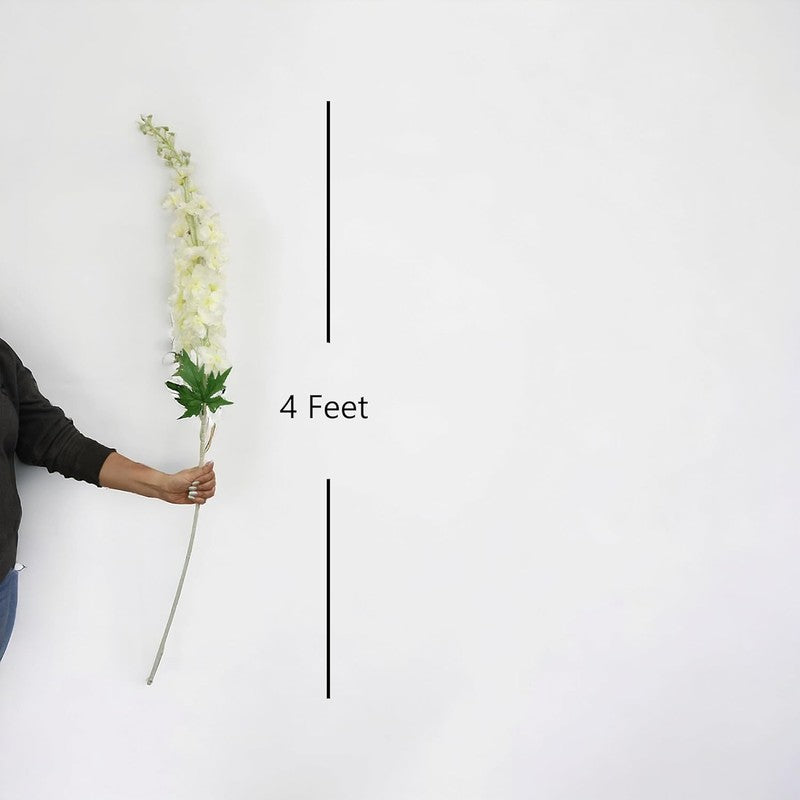 Artificial Bougainvillea Flowers Stem - White media 8