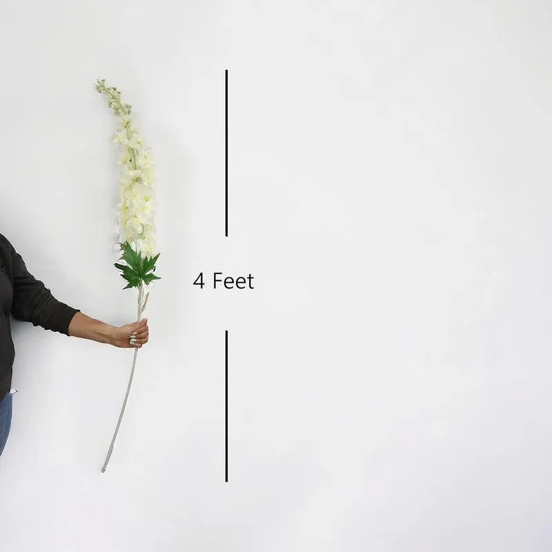 Artificial Bougainvillea Flowers Stem - White media 8