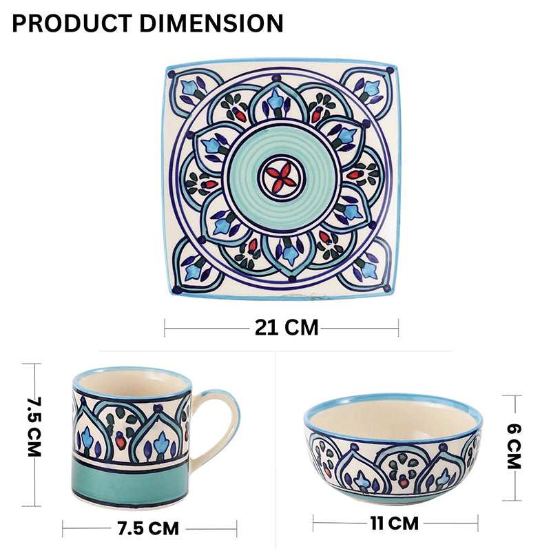 Medina Brew Ceramic Cup Set (350 mL/130 mL) - Three Piece Set media 8