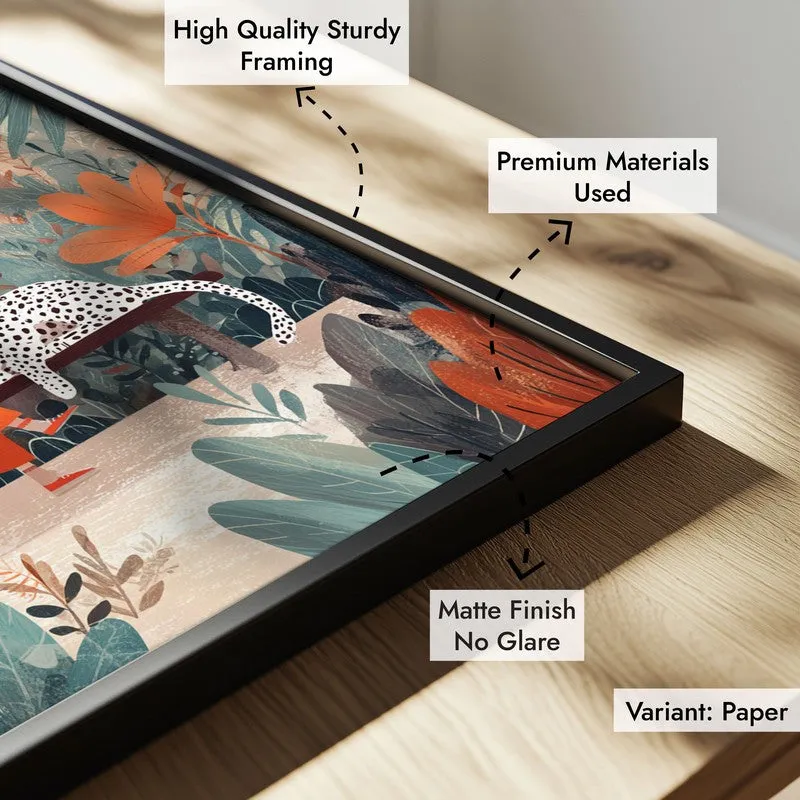 TropicTales Canvas Wall Painting - Black Frame media 7